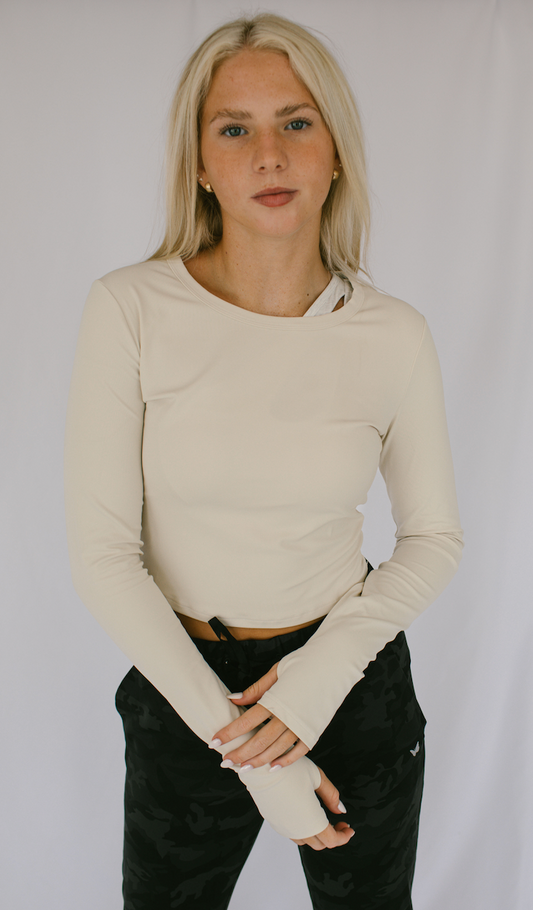 Barb's Crop Long Sleeve