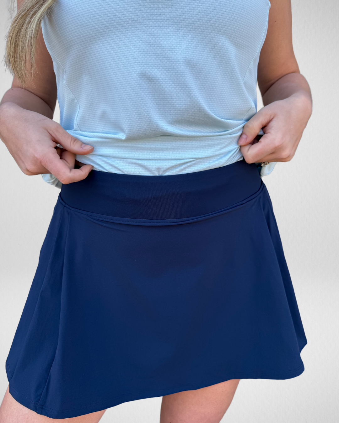Links & Leisure Sleeveless Mesh Polo