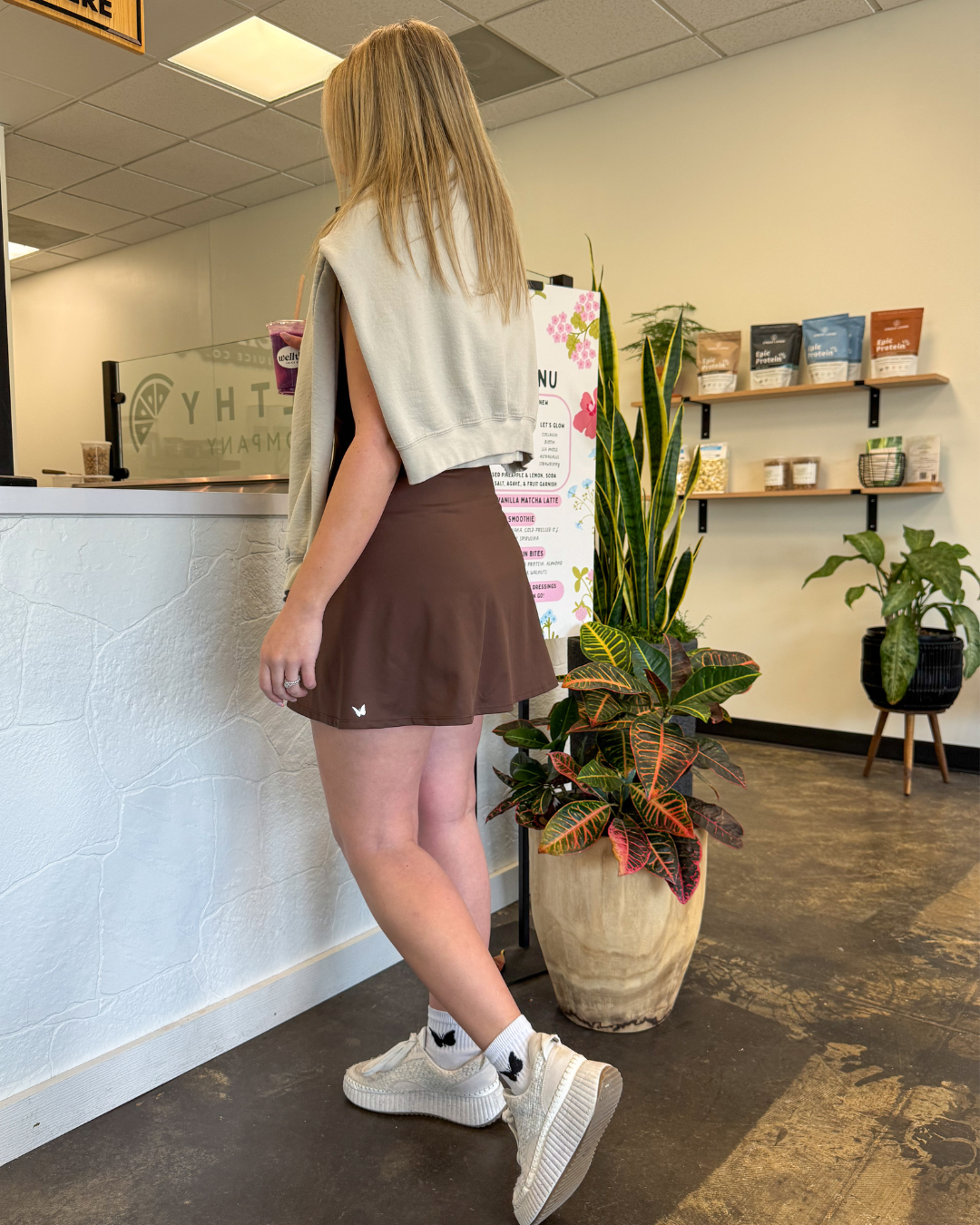 Links & Leisure Quarter-Zip Dress