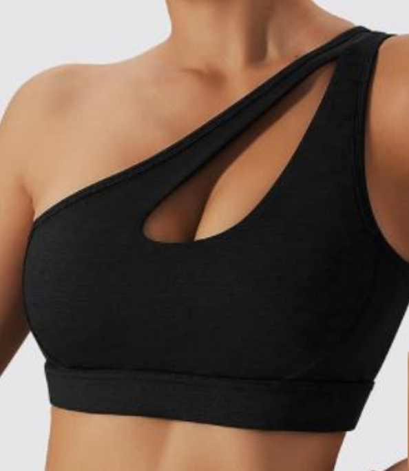 STRENGTH One-Shoulder Sports Bra