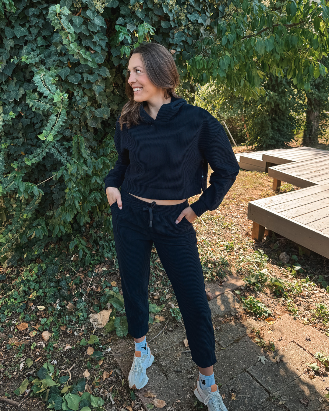 Everyday Ribbed Corduroy Hoodie