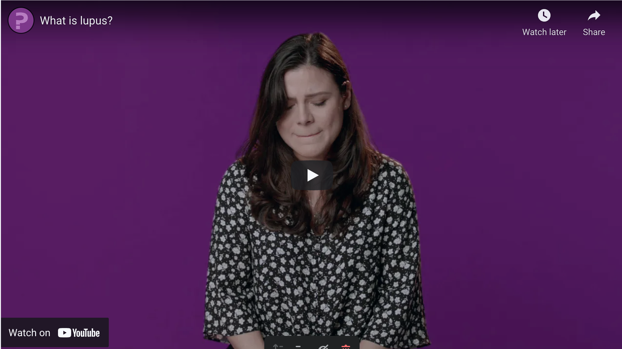 Load video: video explainer of what lupus is